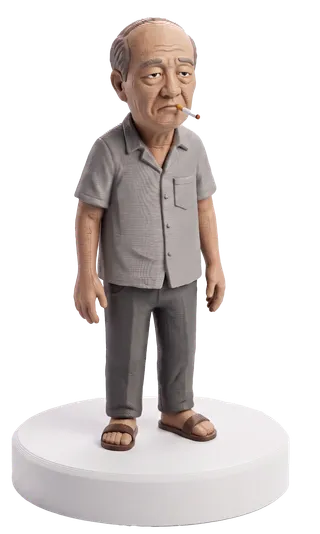 Chinese Unc Spinner figurine