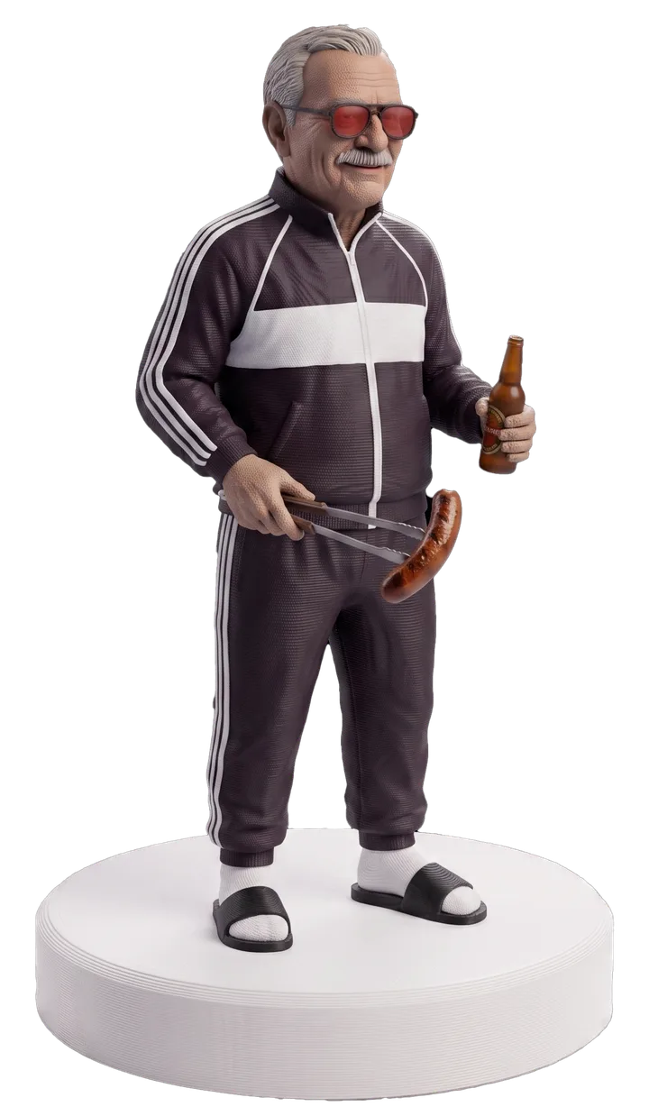 BBQ Dad Spinner figurine