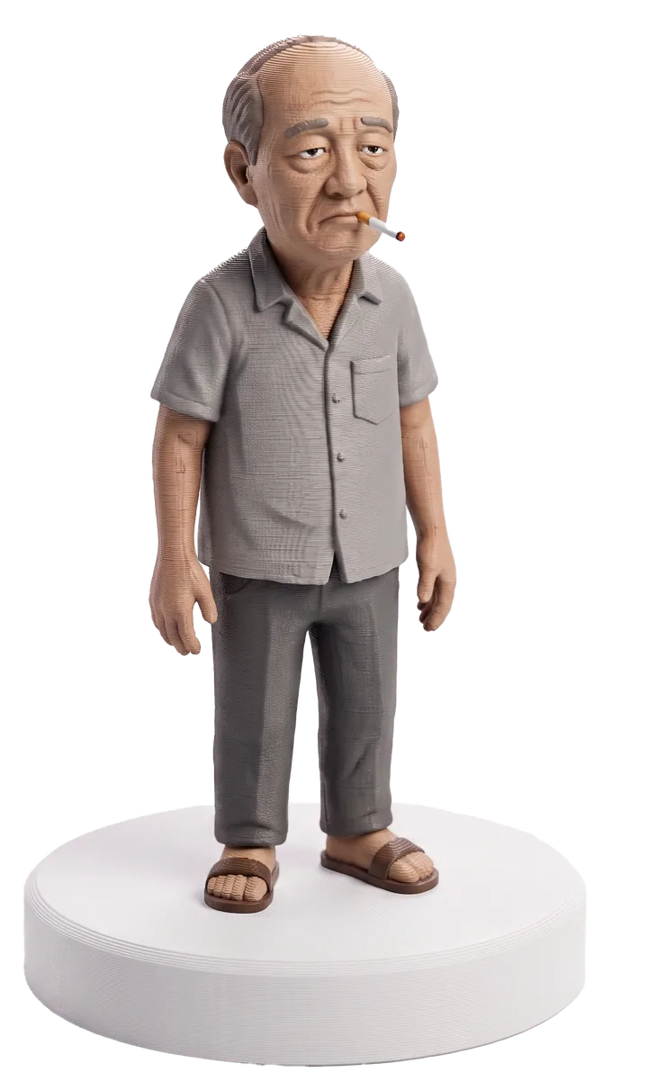 Chinese Unc Spinner figurine